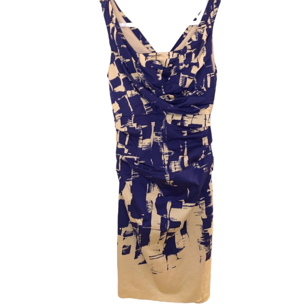 NWOT! SUZI CHIN x MAGGY BOUTIQUE Painted Sleeveless Sheath Dress 2